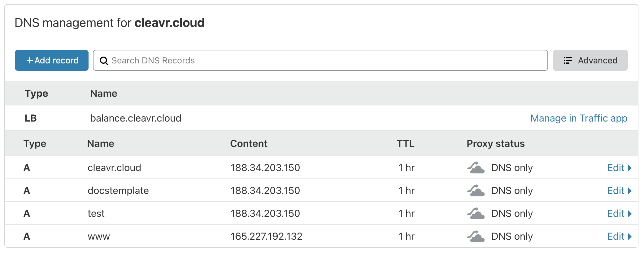 Add cloudflare load balancer